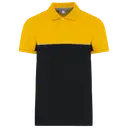 Two-tone eco-friendly polo with short sleeves - Image 24