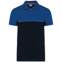 Two-tone eco-friendly polo with short sleeves - Image 30