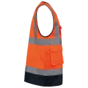 Recycled High Visibility Safety Vest with Zip - Image 19
