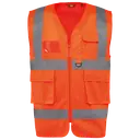 Recycled High Visibility Safety Vest with Zip - Image 14