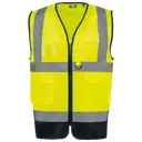 Recycled High Visibility Safety Vest with Zip - Image 23