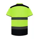 Bicolor high visibility polo - Image 11