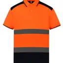 Bicolor high visibility polo - Image 8