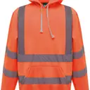 Sweatshirt mit Kapuze in hoher Sichtbarkeit - Bild 7