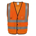 Knopf-Weste mit hoher Sichtbarkeit Eco Superior - Bild 3