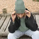 Mütze mit breitem Umschlag und ton-in-ton Patch - Bild 2