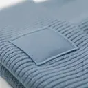 Mütze mit breitem Umschlag und ton-in-ton Patch - Bild 9