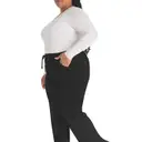Hoge taille broek met trekkoord - Afbeelding 6