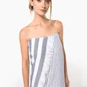 Gestreepte fouta met franjes - Afbeelding 1
