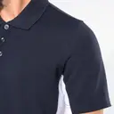 Bicolor Piqué Polo with Short Sleeves - Image 7