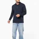 Piqué Polo mit langen Ärmeln - Bild 5