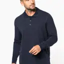 Piqué Polo mit langen Ärmeln - Bild 6