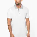 Bicolor piqué polo - Afbeelding 1