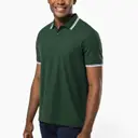 Polo manches courtes à liserés contrastés - Image 6