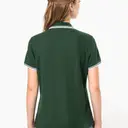 Polo mit kurzen Ärmeln und kontrastierenden Biesen - Bild 2