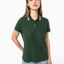 Polo mit kurzen Ärmeln und kontrastierenden Biesen - Bild 8