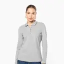 Long Sleeve Piqué Polo - Image 1