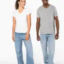 V-neck T-shirt with short sleeves - Image 9