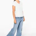 V-neck T-shirt with short sleeves - Image 14