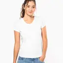 V-neck T-shirt with short sleeves - Image 15