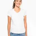 V-neck T-shirt with short sleeves - Image 16