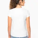V-neck T-shirt with short sleeves - Image 17