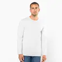 T-shirt met ronde hals en lange mouwen - Afbeelding 1