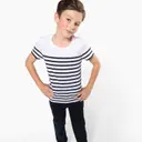 Organic Round Neck Striped T-Shirt - Image 6