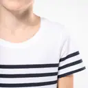 Organic Round Neck Striped T-Shirt - Image 3