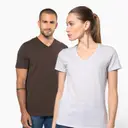 V-neck T-shirt with short sleeves - Image 6