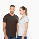 V-neck T-shirt with short sleeves - Image 7