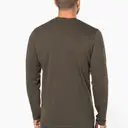 T-shirt met V-hals en lange mouwen - Afbeelding 2
