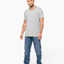 Piqué T-shirt met V-hals - Afbeelding 7