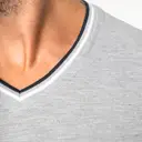Piqué T-shirt met V-hals - Afbeelding 4