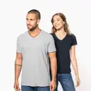 Piqué T-shirt met V-hals - Afbeelding 11