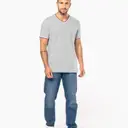 Piqué T-shirt met V-hals - Afbeelding 8
