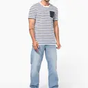 Striped Marine T-shirt with Pocket Short Sleeves - Image 5