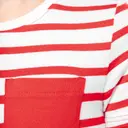 Striped Marine T-shirt with Pocket Short Sleeves - Image 6