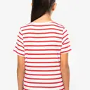 Striped Marine T-shirt with Pocket Short Sleeves - Image 2