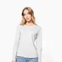 T-Shirt mit Rundhalsausschnitt und langen Ärmeln - Bild 5