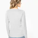 T-Shirt mit Rundhalsausschnitt und langen Ärmeln - Bild 2