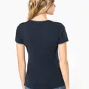 Piqué T-Shirt mit V-Ausschnitt - Bild 2