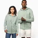 Ökologisches Sweatshirt aus French Terry mit Reißverschluss und Kapuze - Bild 1