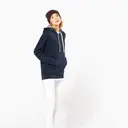 Sweatshirt mit kontrastierender Kapuze und Muster - Bild 8