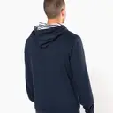 Sweatshirt mit kontrastierender Kapuze und Muster - Bild 3