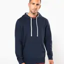 Sweatshirt mit kontrastierender Kapuze und Muster - Bild 2