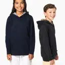 Sweatshirt mit kontrastierender Kapuze und Muster - Bild 1