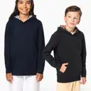 Sweatshirt mit kontrastierender Kapuze und Muster - Bild 14