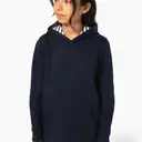 Sweatshirt mit kontrastierender Kapuze und Muster - Bild 2