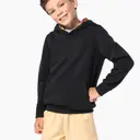 Sweatshirt mit kontrastierender Kapuze und Muster - Bild 17